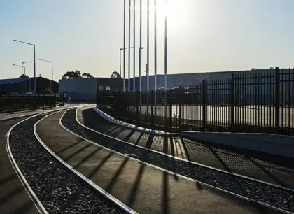 Mainfreight Offices at Sunset