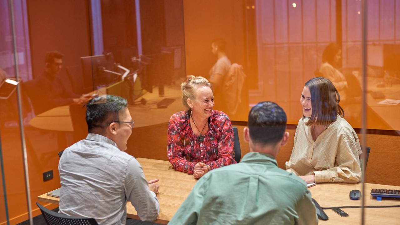 meeting in sandfield office