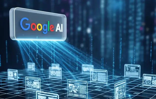 Google AI scanning websites loading=